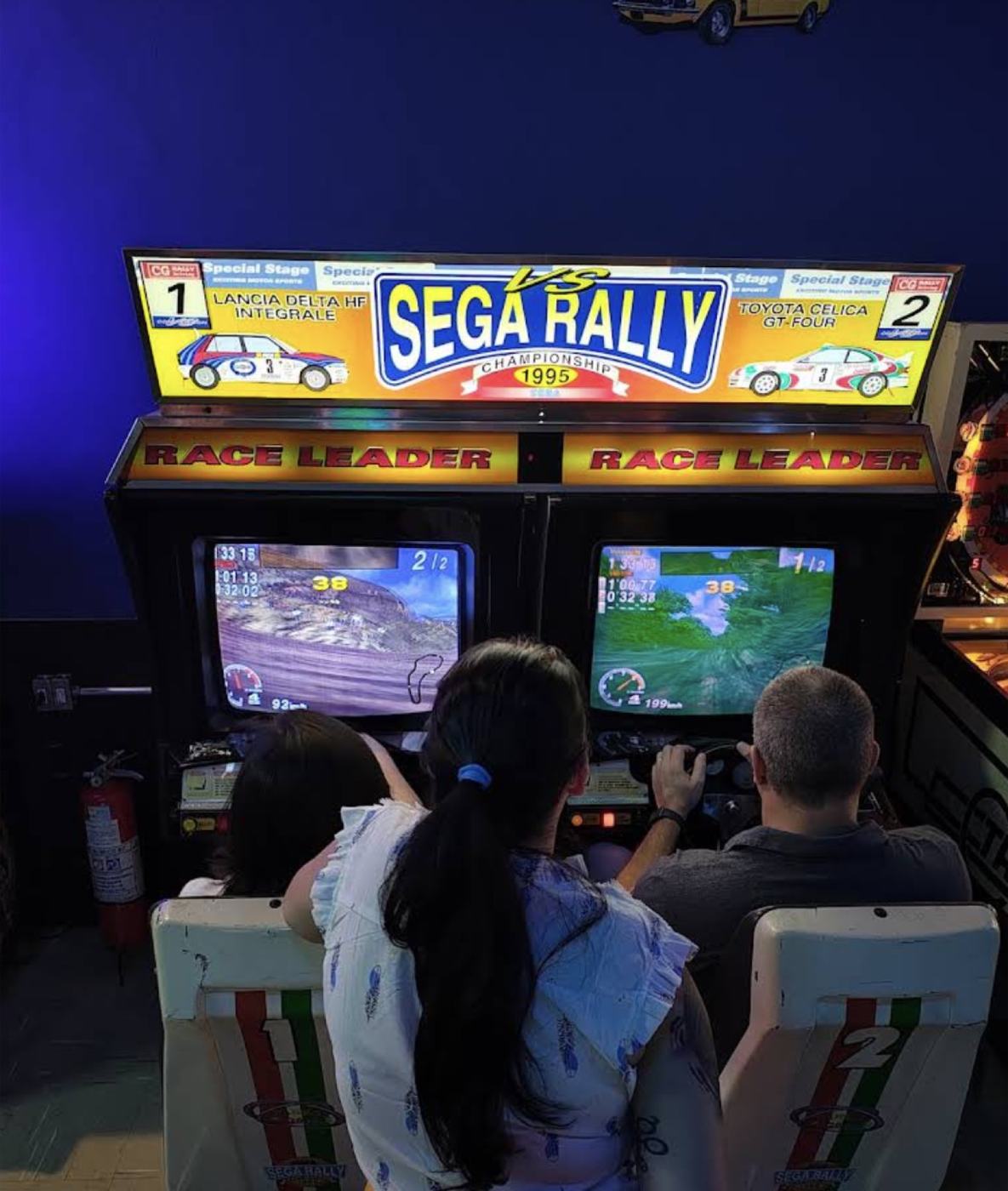 Simulador de corrida Sega Rally na Base Experience